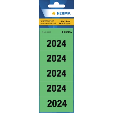HERMA Jahresschild 2024 Produktbild