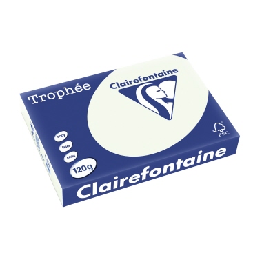 Clairefontaine Kopierpapier Trophée Color DIN A4 120 g/m² 250 Bl./Pack. lindgrün Produktbild