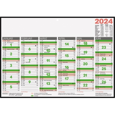 BRUNNEN Tafelkalender 2024 Produktbild