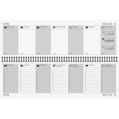 Glocken Schreibtischquerkalender 2024 Produktbild pa_produktabbildung_2 L