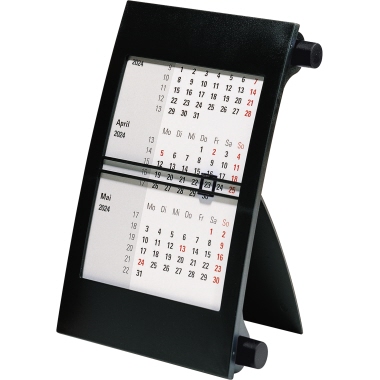 rido/idé Tischkalender 2024 schwarz Produktbild