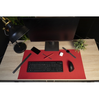 Exacompta Schreibunterlage Home Office 80 x 40 cm (B x H) schwarz/rot Produktbild pa_ohnedeko_1 L