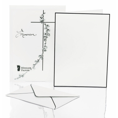 Papeterie Briefpapiermappe Trauerpost Produktbild