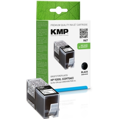 KMP Tintenpatrone Kompatibel mit HP 920XL schwarz Produktbild pa_produktabbildung_1 L