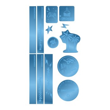 COOCAZOO Stickeretikett blue Produktbild