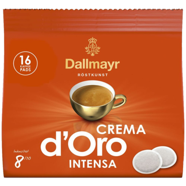 Dallmayr Kaffeepad Crema d'Oro Intensa Produktbild pa_produktabbildung_1 L