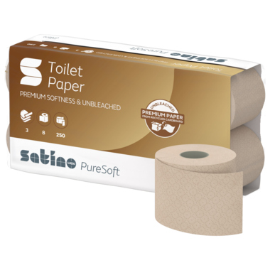 Satino by WEPA Toilettenpapier PureSoft 12,5 cm Produktbild