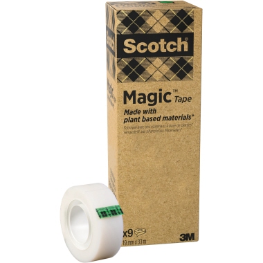 Scotch® Klebefilm Magic™ A greener choice 900 19 mm x 33 m (B x L) 9 St./Pack. Produktbild