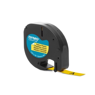 DYMO® Schriftbandkassette LT 12 mm x 4 m (B x L) gelb Produktbild