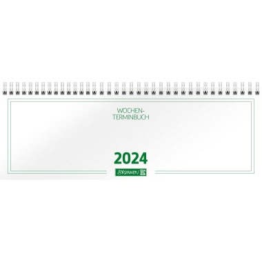 BRUNNEN Schreibtischquerkalender 2024 Produktbild