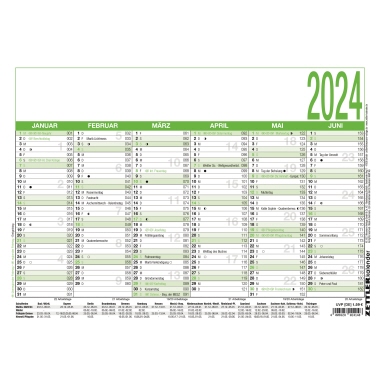 ZETTLER Tafelkalender Natura 2024 Produktbild