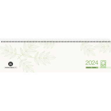 ZETTLER Schreibtischquerkalender 2024 Produktbild