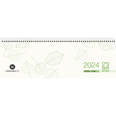 ZETTLER Schreibtischquerkalender 2024 Produktbild