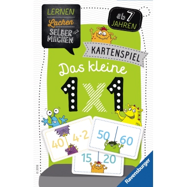 Ravensburger Buchverlag Gesellschaftsspiel Kartenspiel Das kleine 1x1 Produktbild