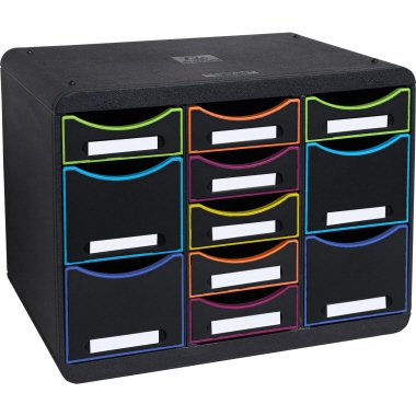Exacompta Schubladenbox STORE-BOX Multi Black Office schwarz Produktbild pa_produktabbildung_1 L