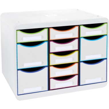 Exacompta Schubladenbox STORE-BOX Multi Black Office weiß Produktbild pa_produktabbildung_1 L