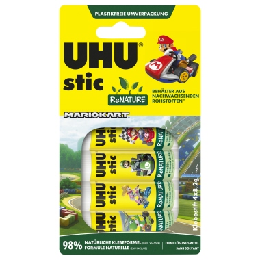 UHU® Klebestift stic ReNATURE Mariokart Produktbild pa_produktabbildung_1 L