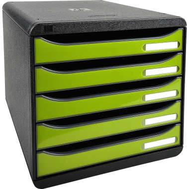 Exacompta Schubladenbox BIG-BOX plus Glossy anisgrün glossy Produktbild