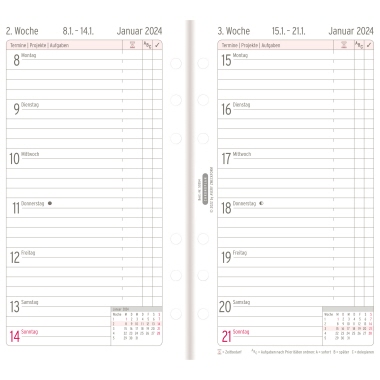 Chronoplan Einlage Kalender Midi 2024 Produktbild pa_produktabbildung_2 L