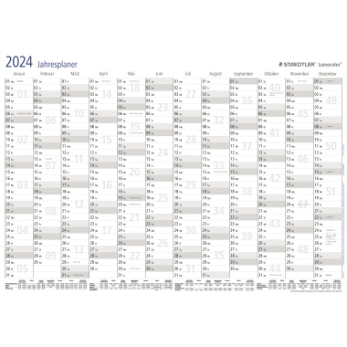 STAEDTLER® Plakatkalender Lumocolor® 2024 Produktbild pa_produktabbildung_1 L