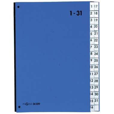 PAGNA Pultordner 32 Fächer blau Produktbild