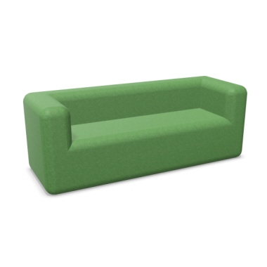 Sofa CanvasSoft schwer entflammbar avocadogrün Produktbild