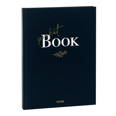 goldbuch® Notizbuch pocket BOOK dunkelblau Produktbild