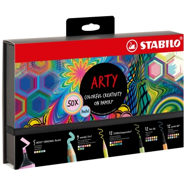 STABILO® Malset ARTY Kreativ Set Pastel Produktbild