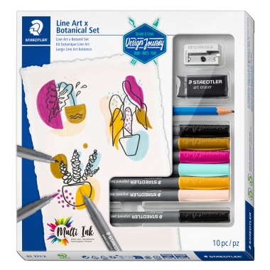 STAEDTLER® Zeichenset Line Art x Botanical Set Produktbild