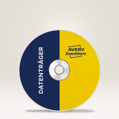 Avery Zweckform CD/DVD Etikett 117 mm 50 Etik./Pack. Produktbild pa_ohnedeko_1 L