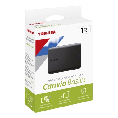 TOSHIBA Festplatte extern Canvio Basics USB 3.2 Gen 1 Produktbild
