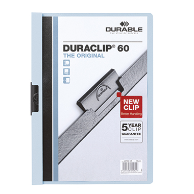DURABLE Klemmmappe DURACLIP® 60 DIN A4 blau Produktbild