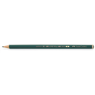Faber-Castell Bleistift CASTELL® 9000 ohne Radierer B Produktbild