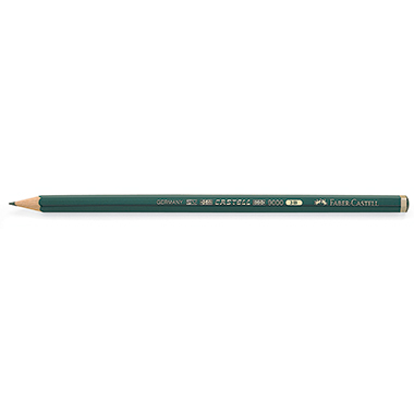 Faber-Castell Bleistift CASTELL® 9000 ohne Radierer 3B Produktbild