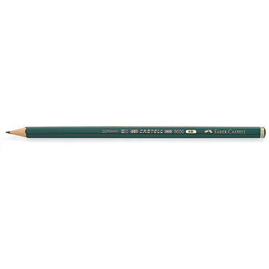 Faber-Castell Bleistift CASTELL® 9000 ohne Radierer 4B Produktbild