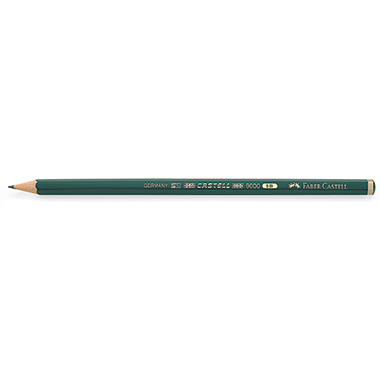 Faber-Castell Bleistift CASTELL® 9000 ohne Radierer 5B Produktbild