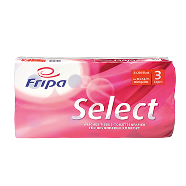 Fripa Toilettenpapier Select 3-lagig Produktbild