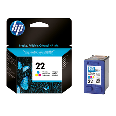 HP Tintenpatrone 22 cyan/magenta/gelb Produktbild pa_produktabbildung_1 L