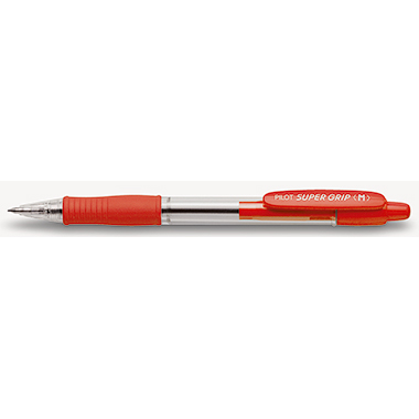 PILOT Kugelschreiber Super Grip rot Produktbild