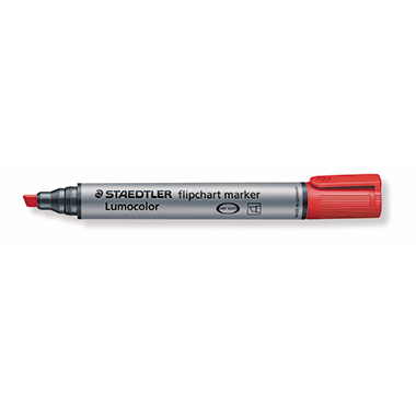 STAEDTLER® Flipchartmarker Lumocolor® 356 2-5 mm rot Produktbild