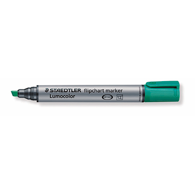 STAEDTLER® Flipchartmarker Lumocolor® 356 2-5 mm grün Produktbild