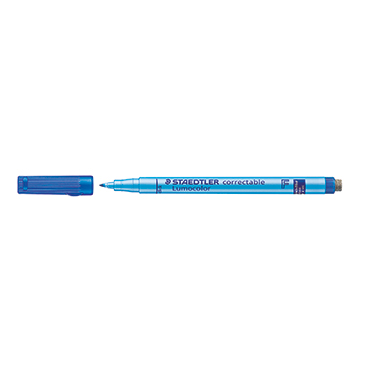 STAEDTLER® Folienstift Lumocolor® correctable 305 0,6 mm blau Produktbild