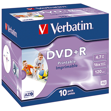 Verbatim DVD+R 10 St./Pack. Produktbild