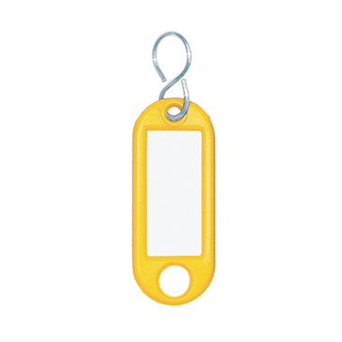 WEDO® Schlüsselanhänger 100 St./Pack. gelb Produktbild