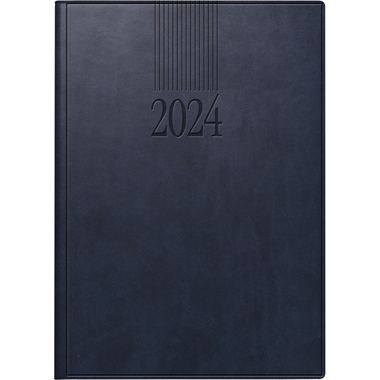 rido/idé Buchkalender ROMA 1 2024 blau Produktbild pa_produktabbildung_1 L