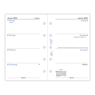 FILOFAX Einlage Kalender Mini 2024 Produktbild pa_produktabbildung_2 L