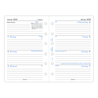FILOFAX Einlage Kalender Pocket 2024 Produktbild pa_produktabbildung_2 L