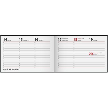 rido/idé Taschenkalender Septimus 2024 Produktbild pa_produktabbildung_2 L