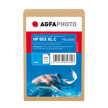 AgfaPhoto Tintenpatrone HP 953XL cyan Produktbild pa_produktabbildung_1 L