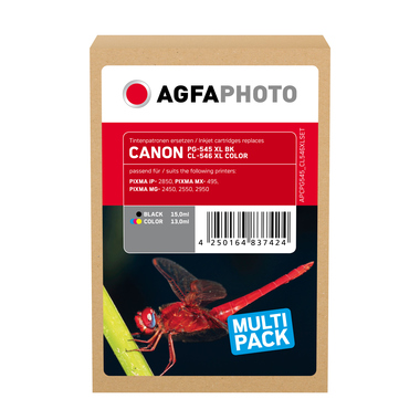 AgfaPhoto Tintenpatrone Canon PG-545/CL-546XL Produktbild pa_produktabbildung_1 L
